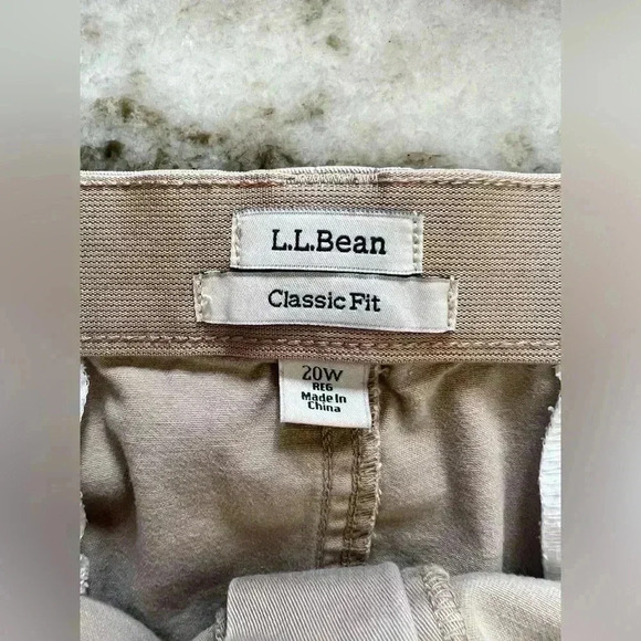 L.L. Bean Women’s Khaki Classic Fit A-Line Skirt - Size 20W - Picture 6 of 8